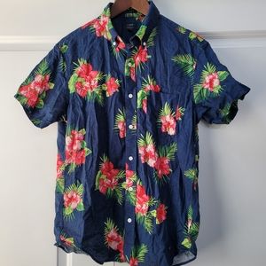 J.Crew Cotton/Linen Slim Fit S/S Shirt